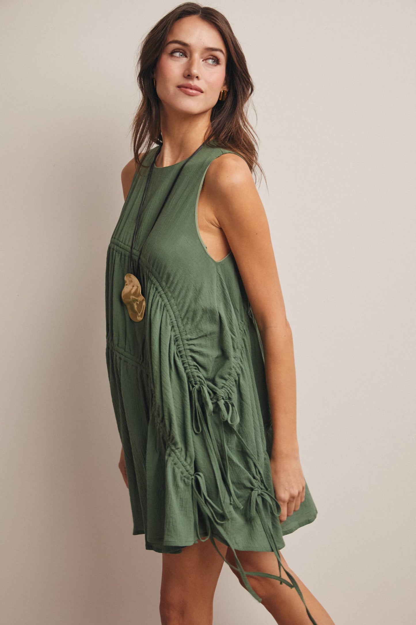 Ruched Detail Dress