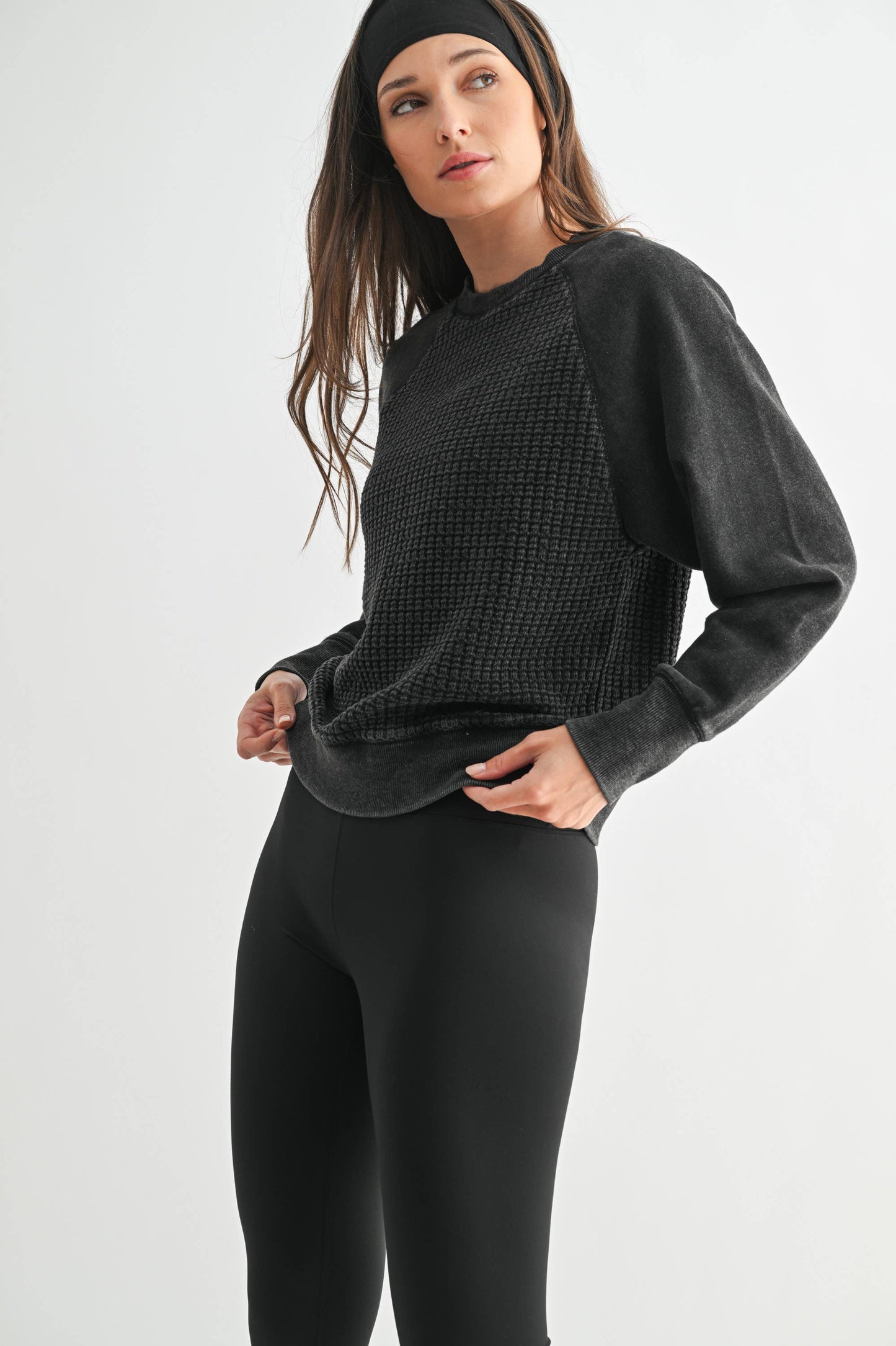 Cozy Waffle Pullover