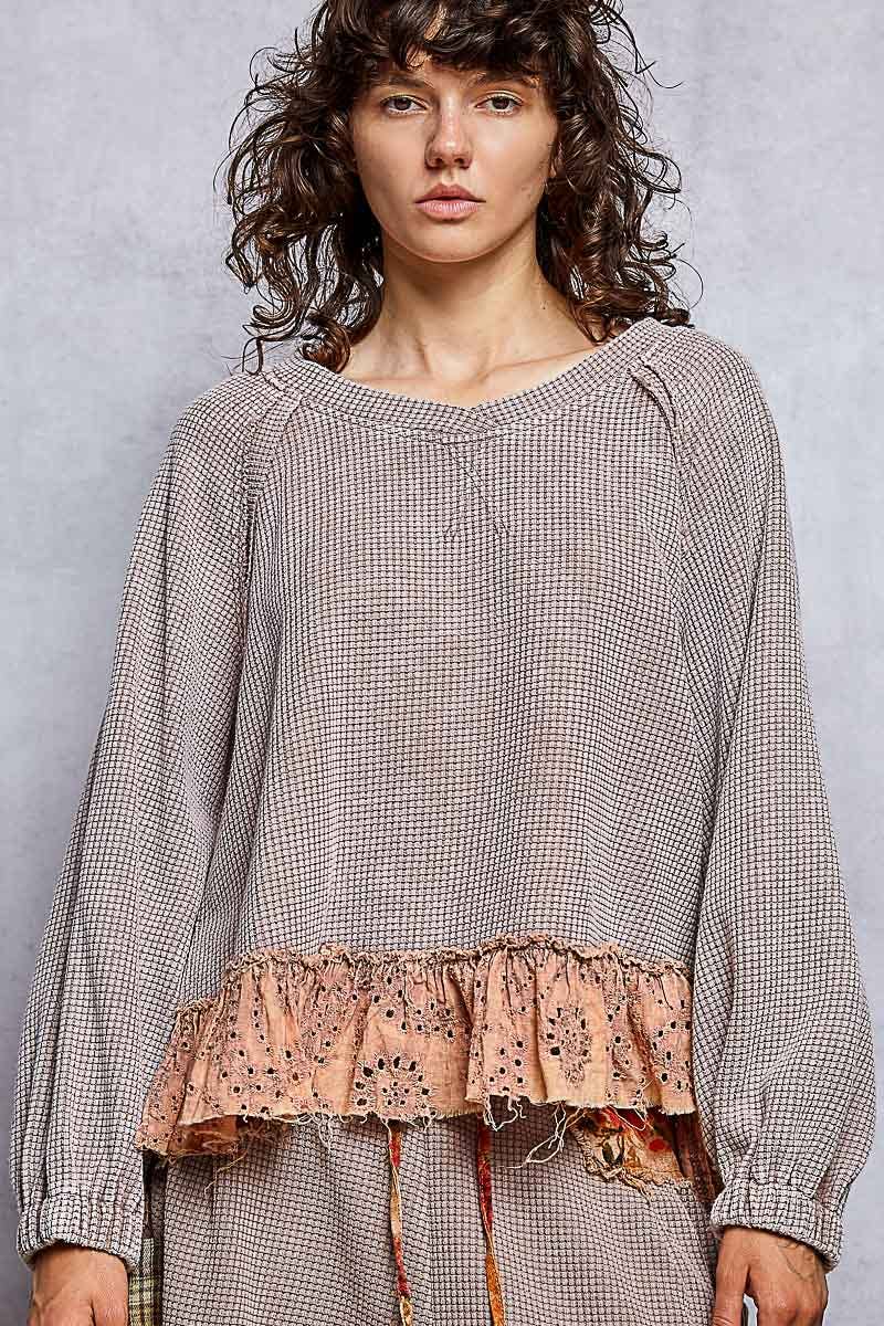 Thermal Cross-back Raglan