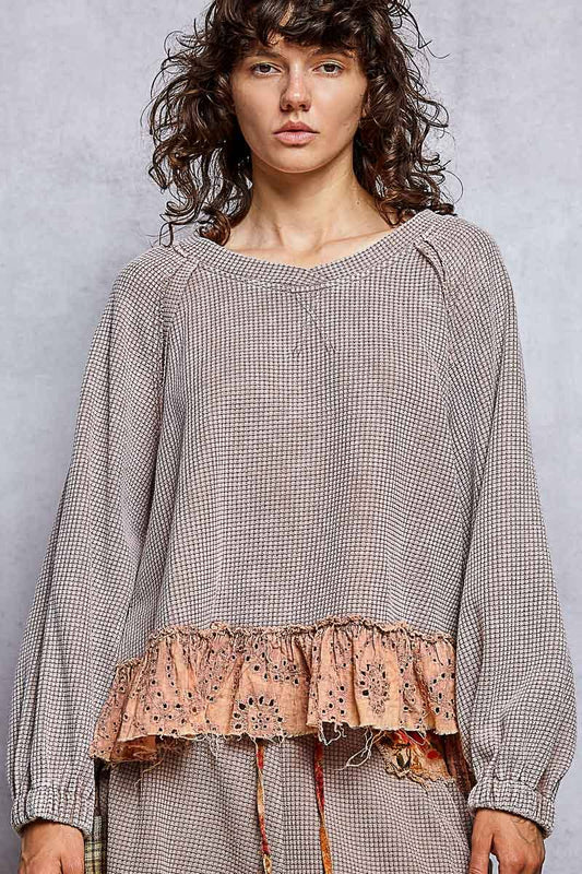 Thermal Cross-back Raglan