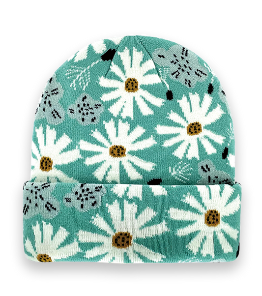 Daisy Flower Beanie