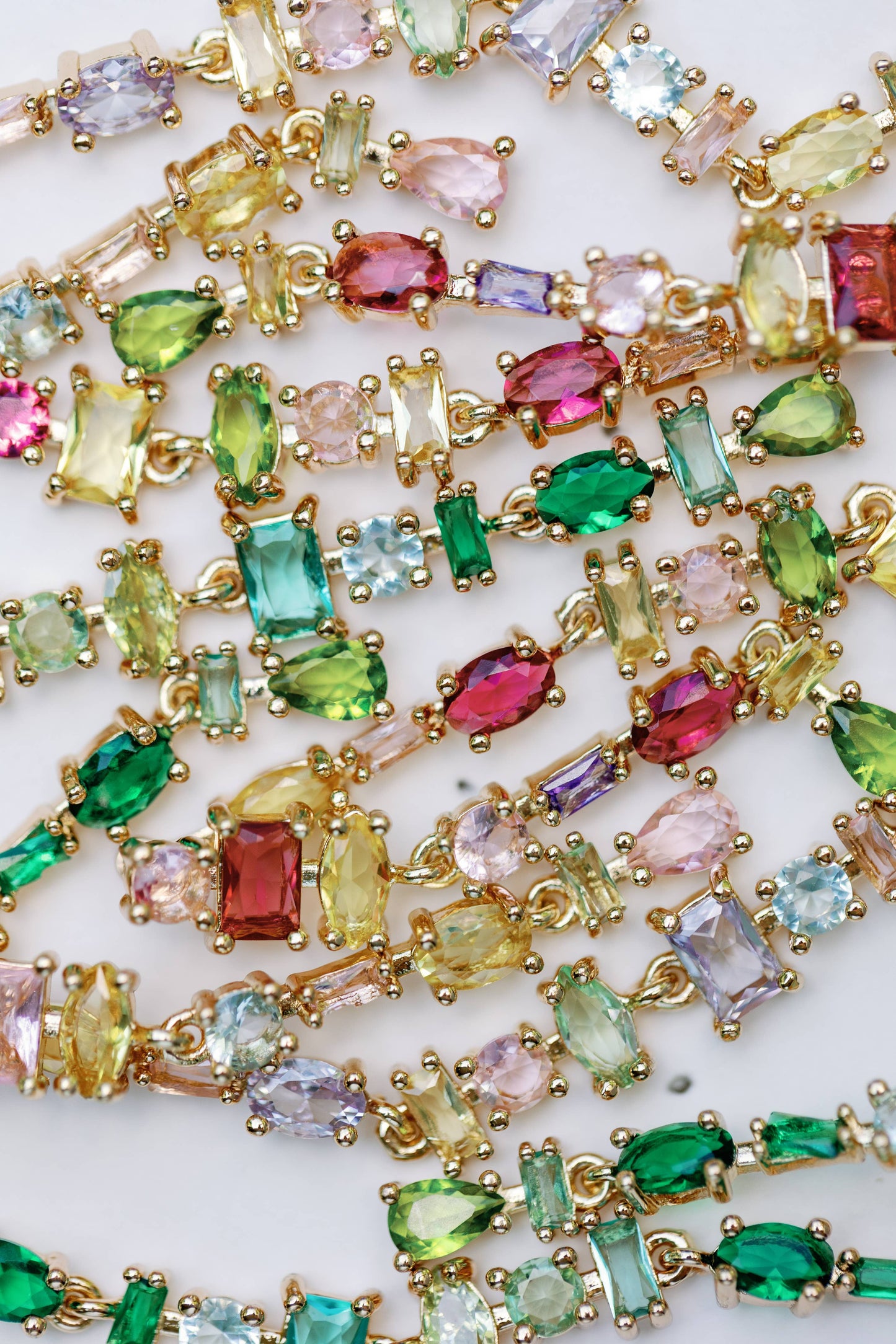 Jewel Crystal Layered Earrings