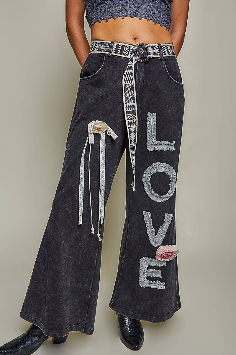 Love Lace Knit Pants