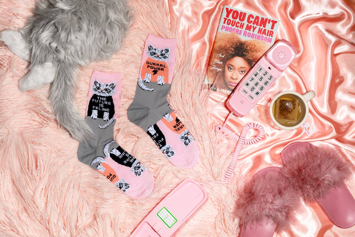 Future Is Feline Socks